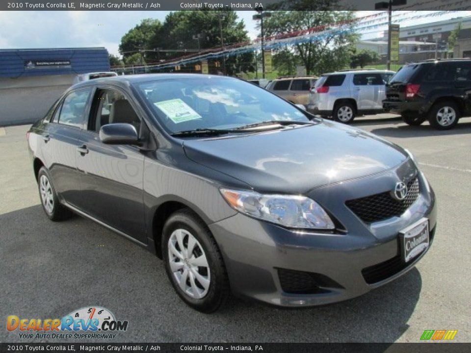 2010 Toyota Corolla LE Magnetic Gray Metallic / Ash Photo #5