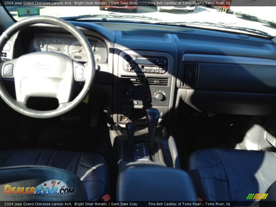 2004 Jeep Grand Cherokee Laredo 4x4 Bright Silver Metallic / Dark Slate Gray Photo #9