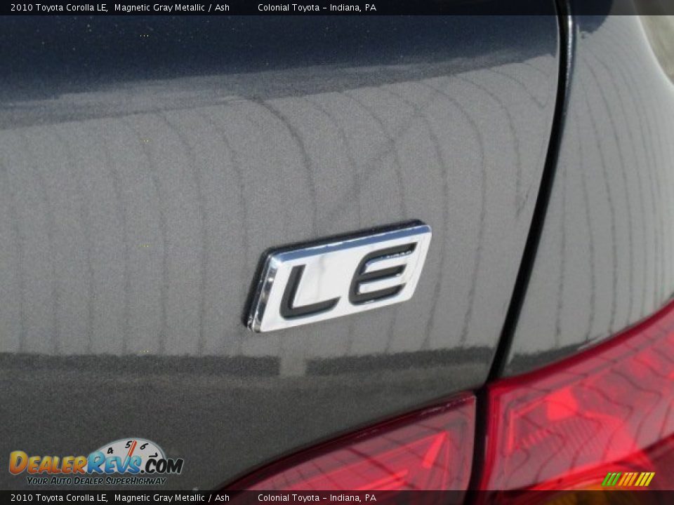 2010 Toyota Corolla LE Magnetic Gray Metallic / Ash Photo #8