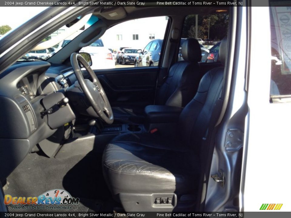 2004 Jeep Grand Cherokee Laredo 4x4 Bright Silver Metallic / Dark Slate Gray Photo #11