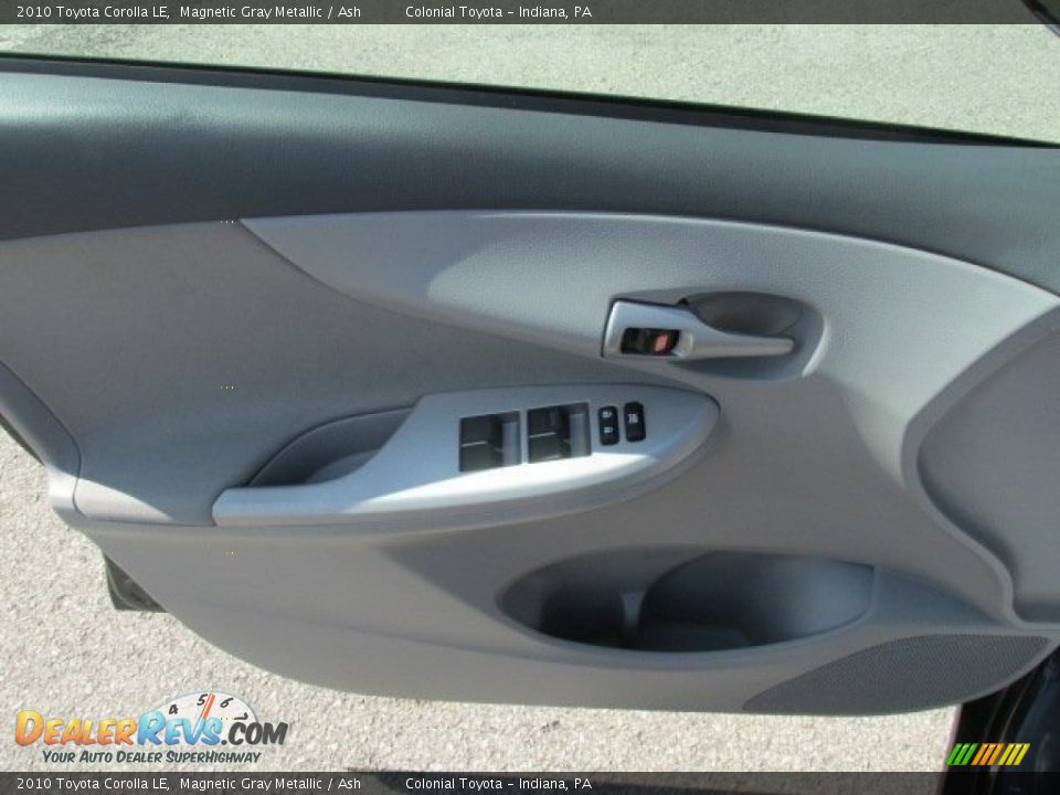 2010 Toyota Corolla LE Magnetic Gray Metallic / Ash Photo #12