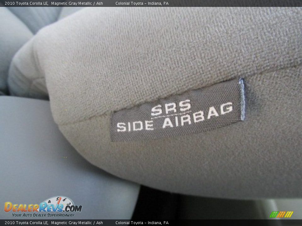 2010 Toyota Corolla LE Magnetic Gray Metallic / Ash Photo #13