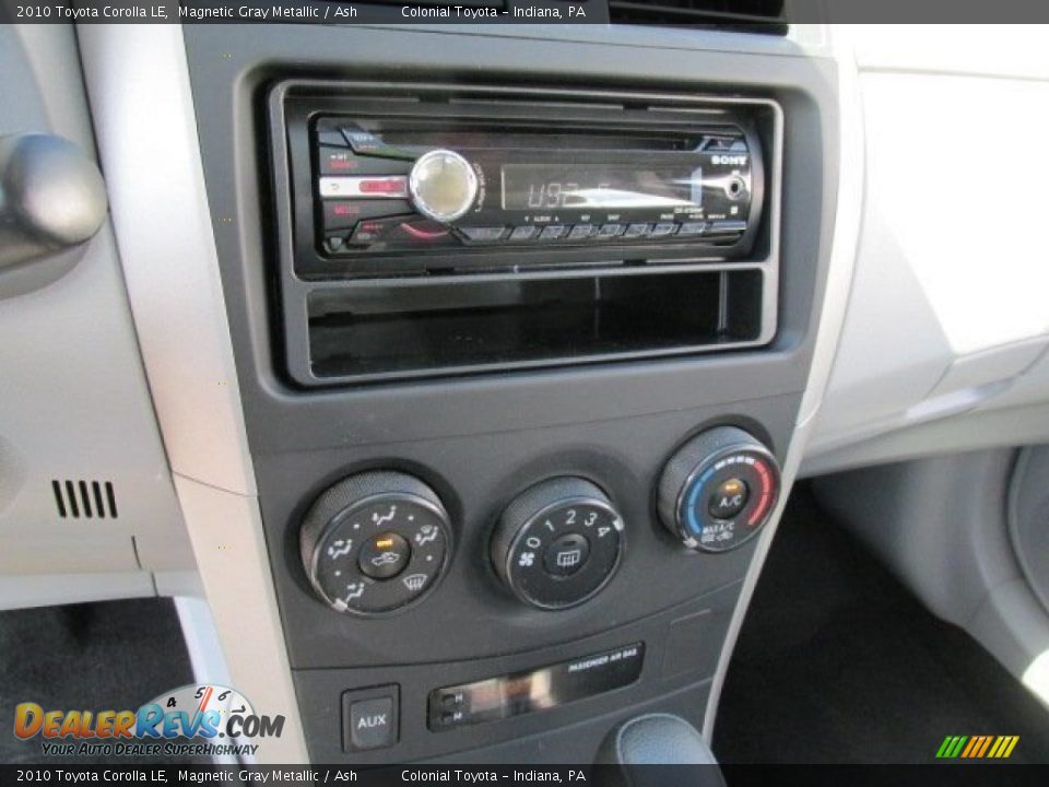 2010 Toyota Corolla LE Magnetic Gray Metallic / Ash Photo #14