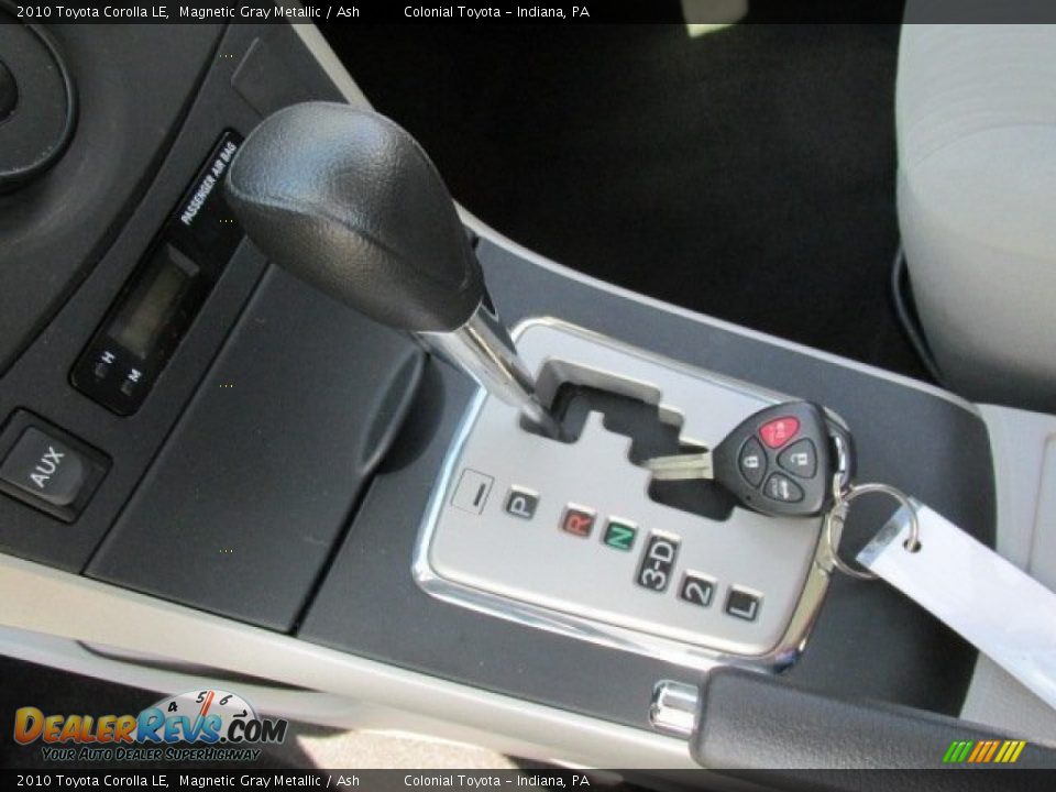 2010 Toyota Corolla LE Magnetic Gray Metallic / Ash Photo #15
