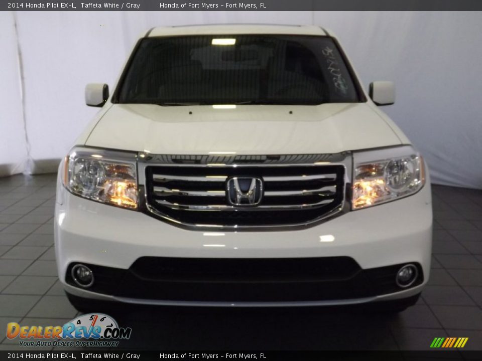 2014 Honda Pilot EX-L Taffeta White / Gray Photo #2