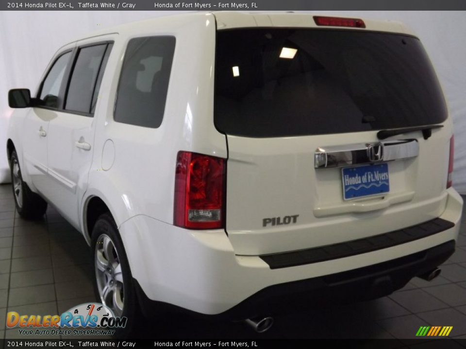 2014 Honda Pilot EX-L Taffeta White / Gray Photo #6