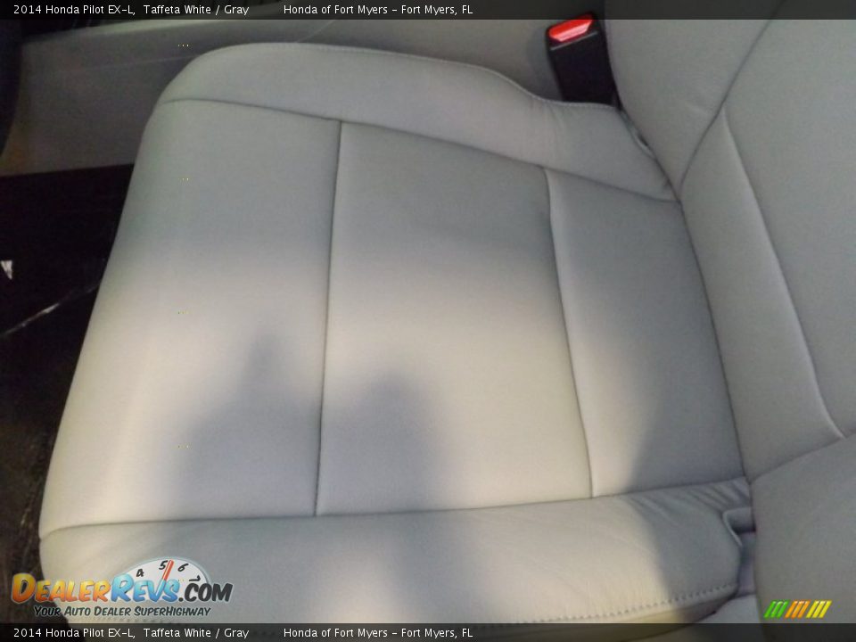 2014 Honda Pilot EX-L Taffeta White / Gray Photo #11