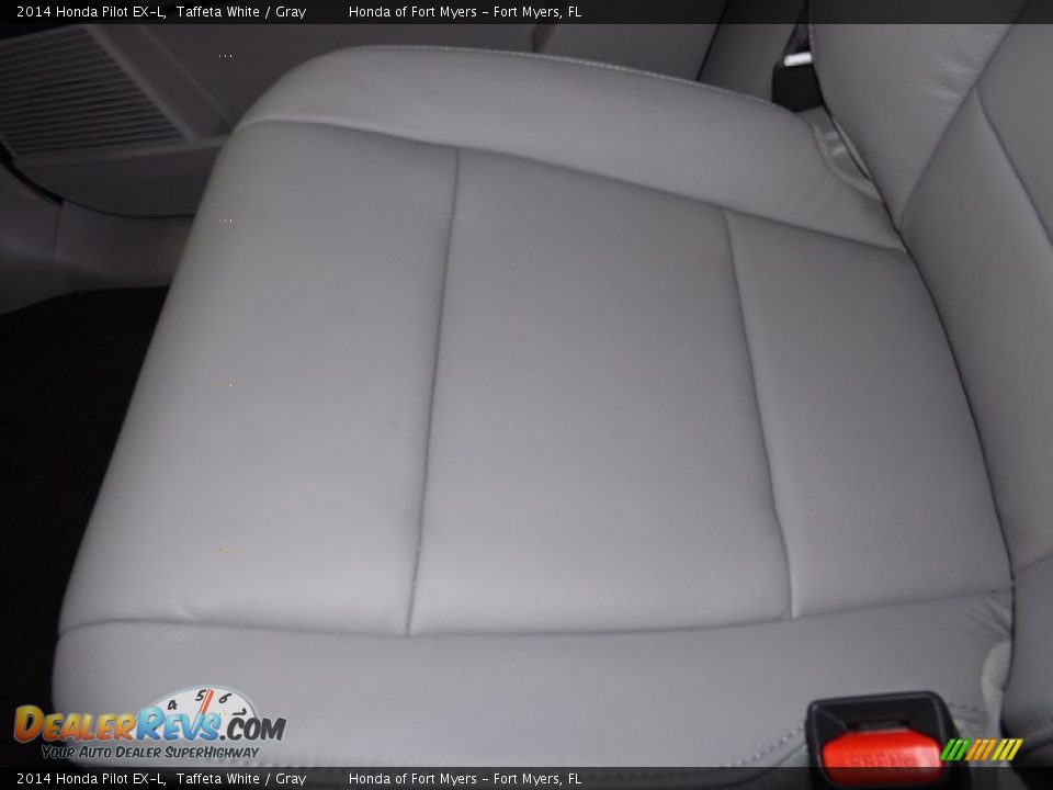 2014 Honda Pilot EX-L Taffeta White / Gray Photo #14