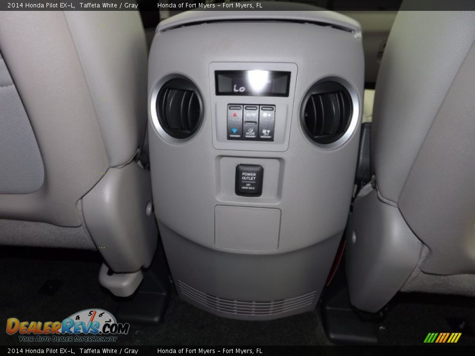2014 Honda Pilot EX-L Taffeta White / Gray Photo #31