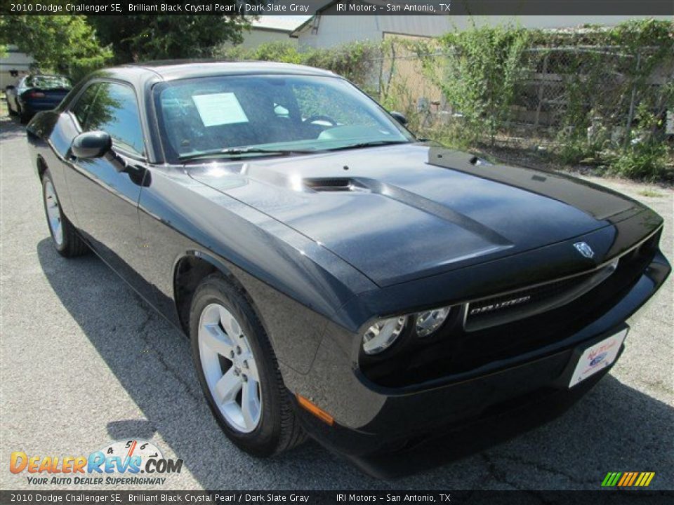 2010 Dodge Challenger SE Brilliant Black Crystal Pearl / Dark Slate Gray Photo #1