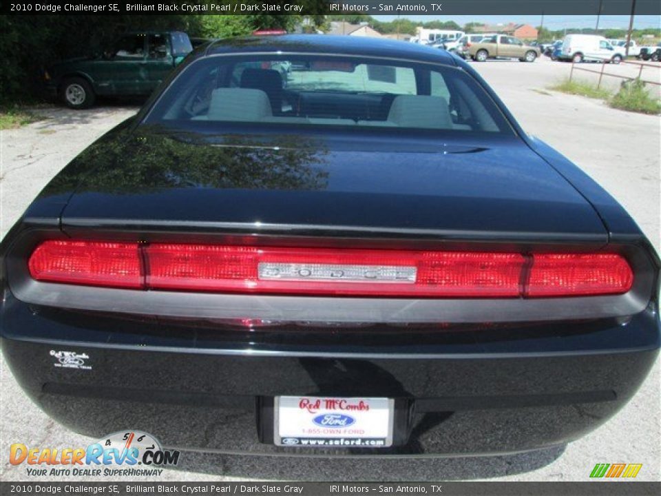 2010 Dodge Challenger SE Brilliant Black Crystal Pearl / Dark Slate Gray Photo #5