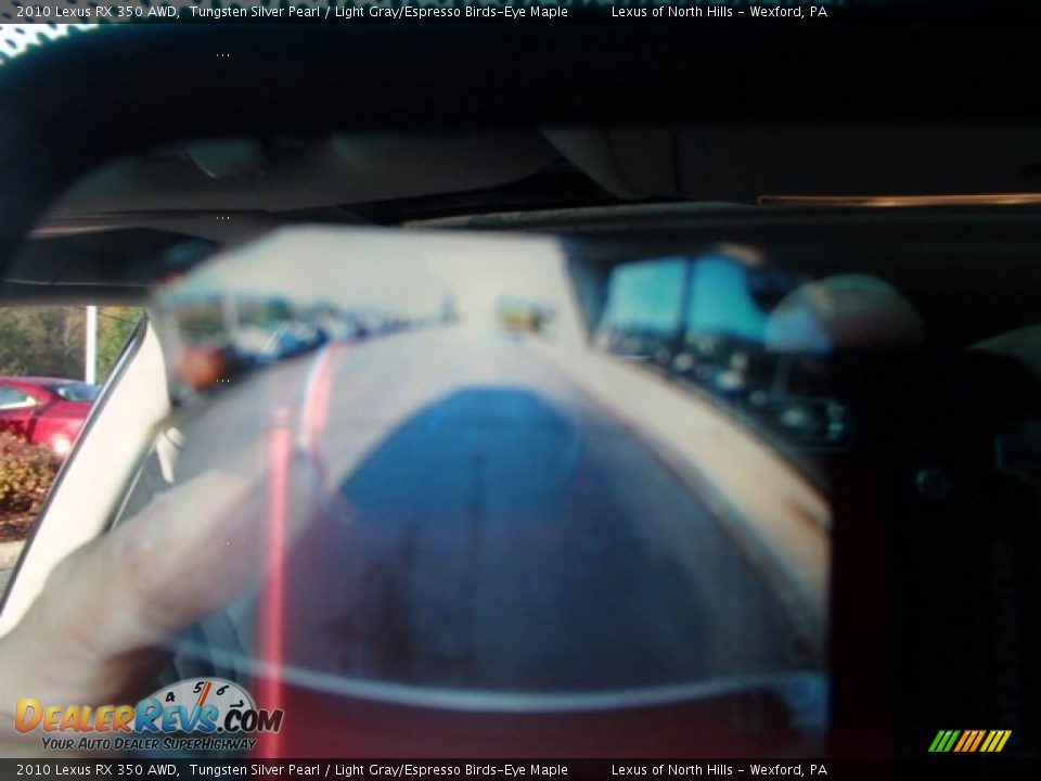 2010 Lexus RX 350 AWD Tungsten Silver Pearl / Light Gray/Espresso Birds-Eye Maple Photo #17