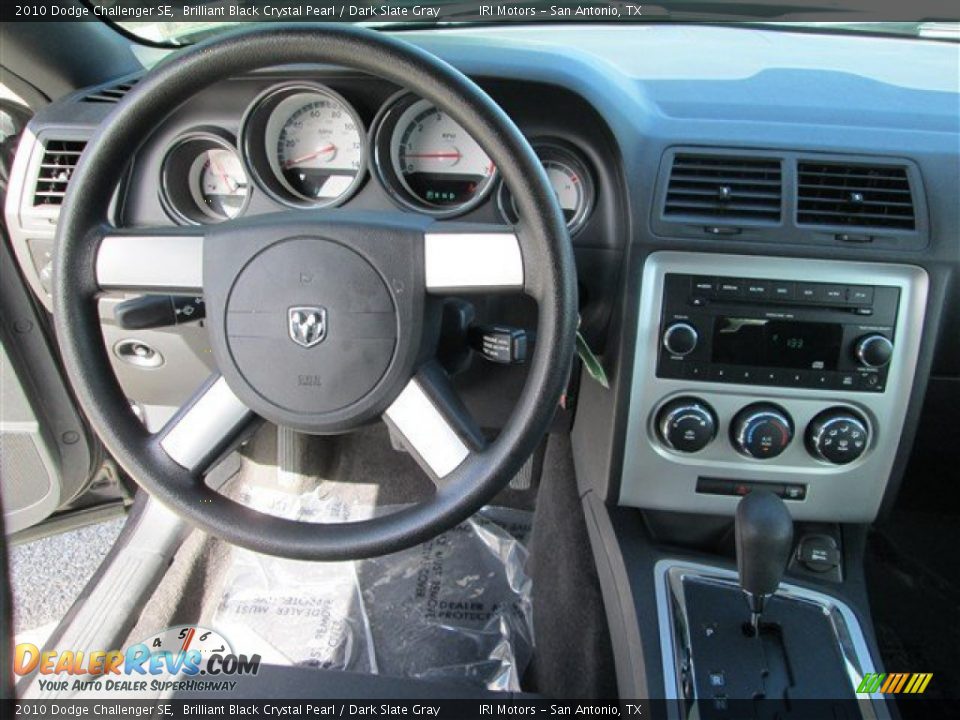 2010 Dodge Challenger SE Brilliant Black Crystal Pearl / Dark Slate Gray Photo #8