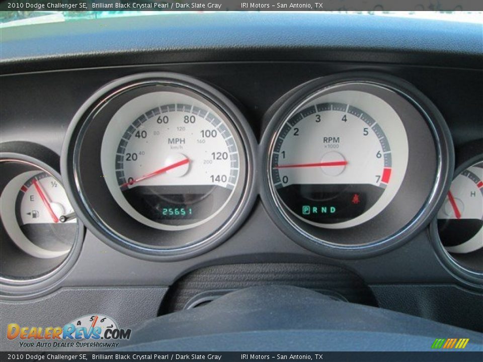 2010 Dodge Challenger SE Brilliant Black Crystal Pearl / Dark Slate Gray Photo #15