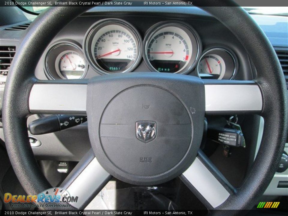 2010 Dodge Challenger SE Brilliant Black Crystal Pearl / Dark Slate Gray Photo #16