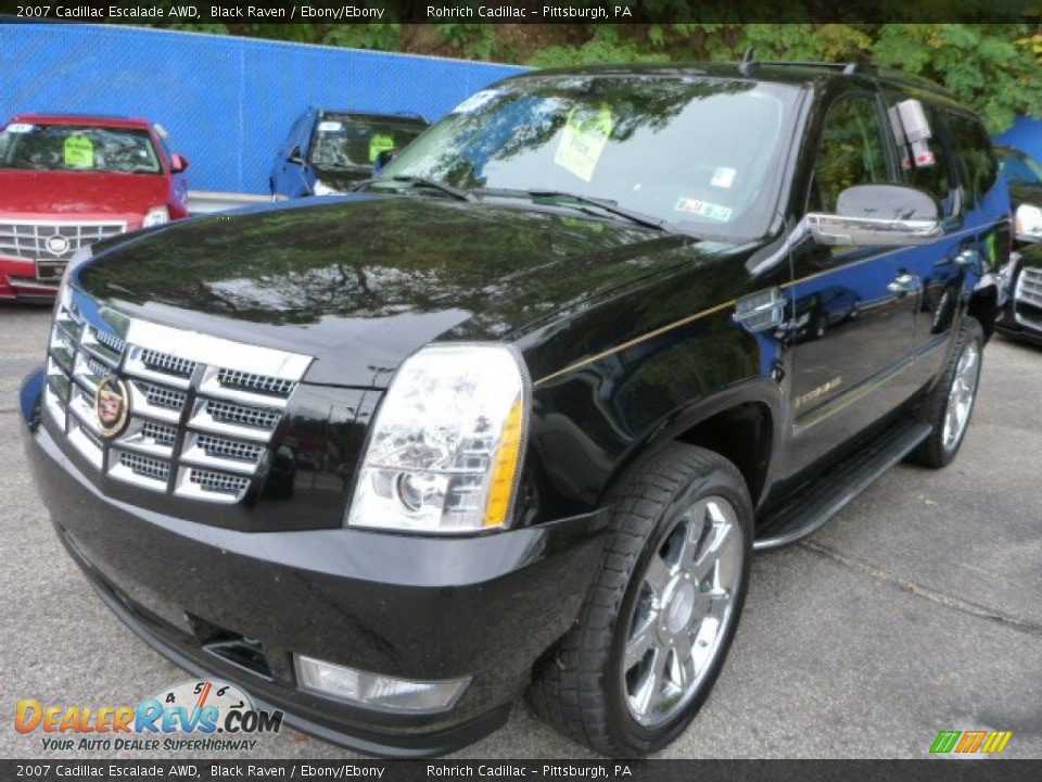 2007 Cadillac Escalade AWD Black Raven / Ebony/Ebony Photo #1