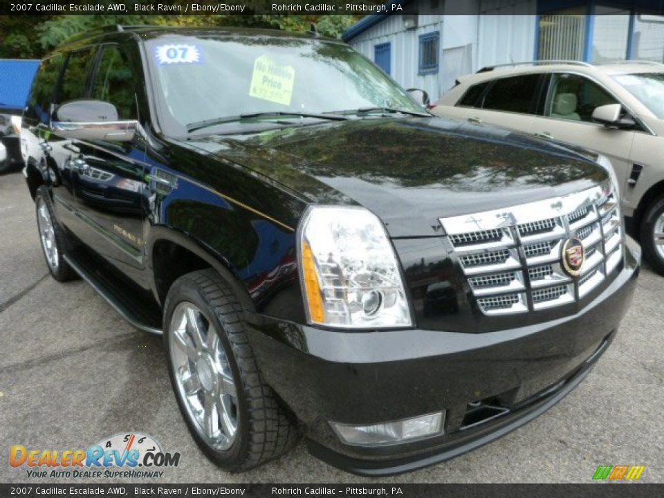 2007 Cadillac Escalade AWD Black Raven / Ebony/Ebony Photo #3