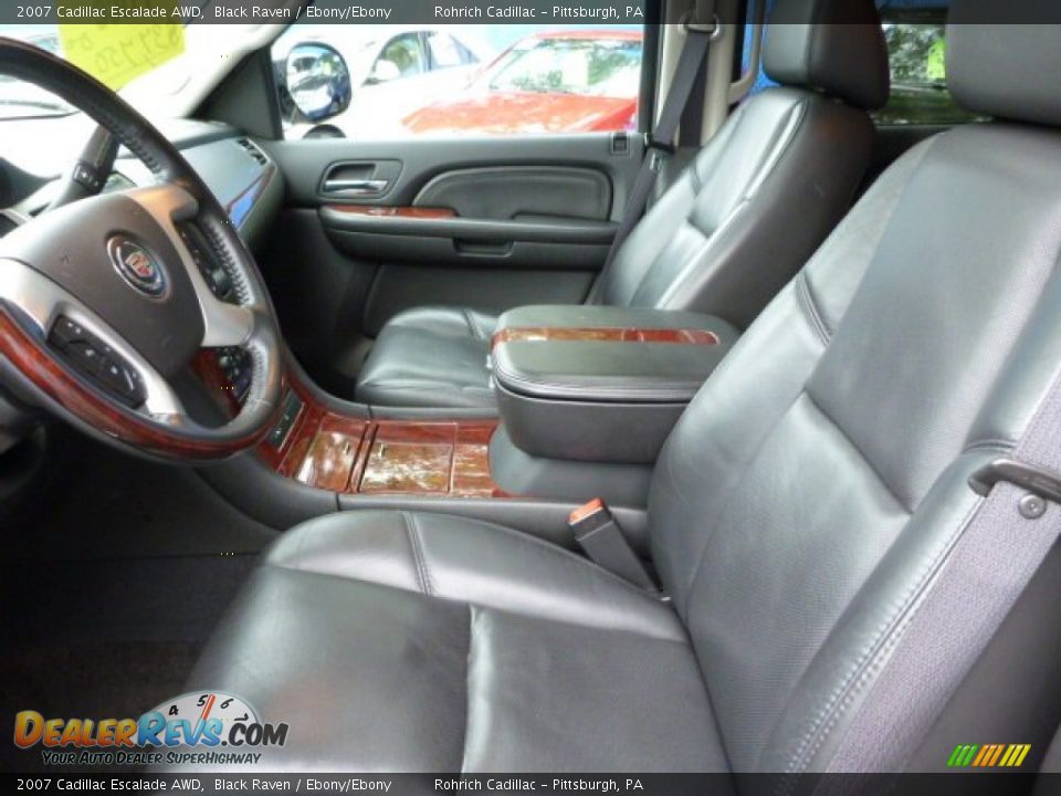 2007 Cadillac Escalade AWD Black Raven / Ebony/Ebony Photo #4