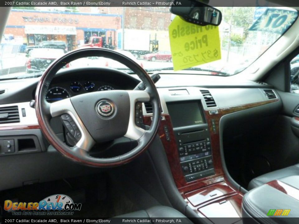 2007 Cadillac Escalade AWD Black Raven / Ebony/Ebony Photo #6