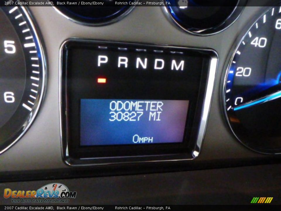 2007 Cadillac Escalade AWD Black Raven / Ebony/Ebony Photo #9