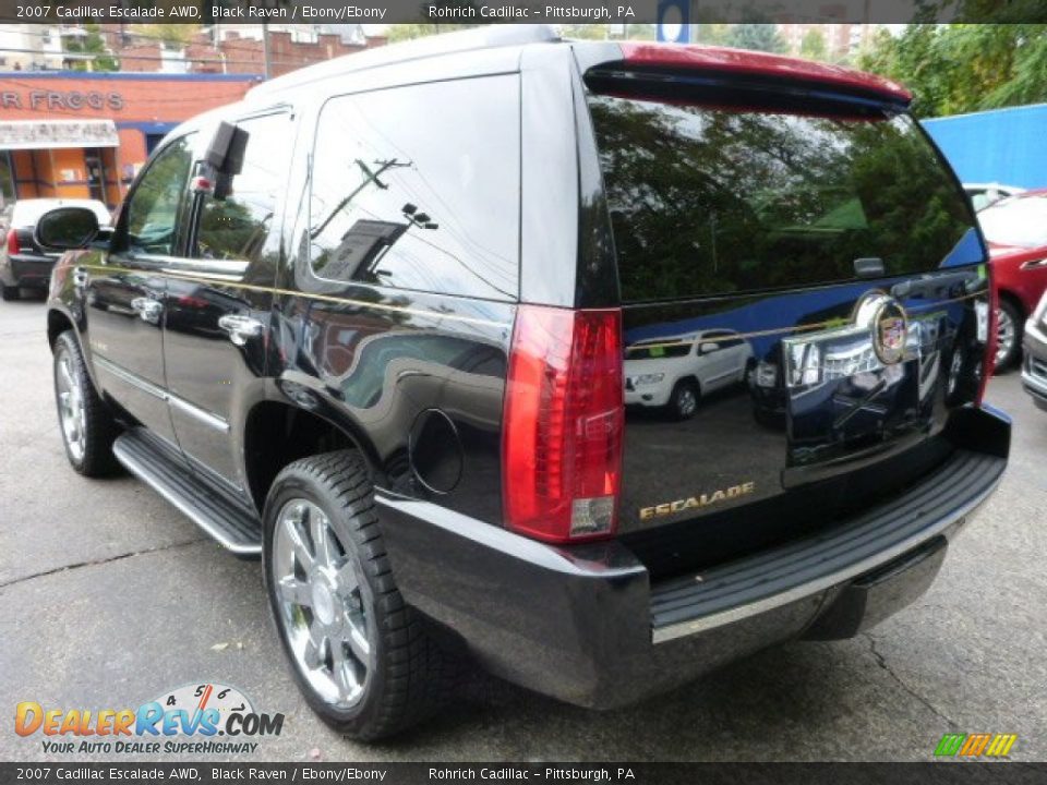 2007 Cadillac Escalade AWD Black Raven / Ebony/Ebony Photo #10