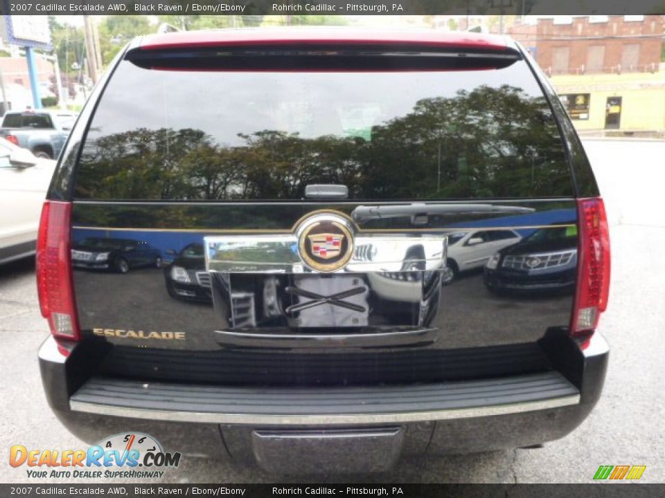 2007 Cadillac Escalade AWD Black Raven / Ebony/Ebony Photo #11