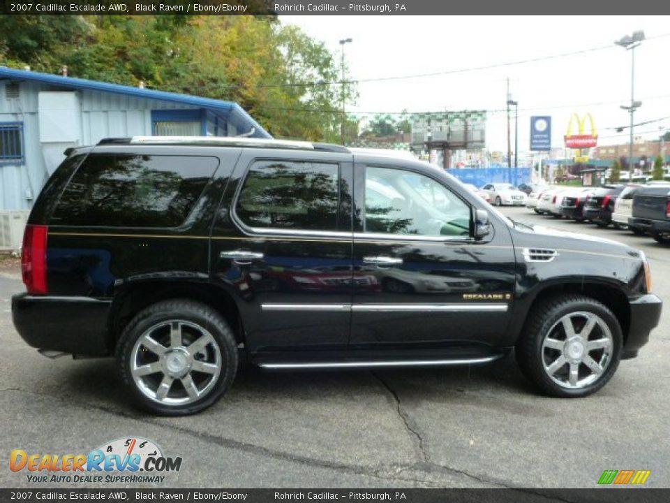 2007 Cadillac Escalade AWD Black Raven / Ebony/Ebony Photo #13