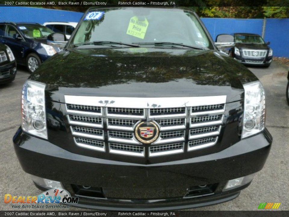 2007 Cadillac Escalade AWD Black Raven / Ebony/Ebony Photo #14