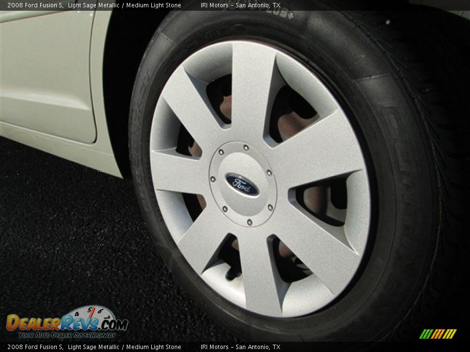 2008 Ford Fusion S Light Sage Metallic / Medium Light Stone Photo #4