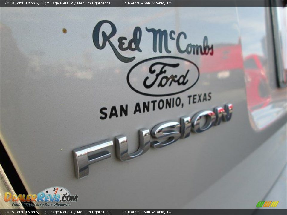 2008 Ford Fusion S Light Sage Metallic / Medium Light Stone Photo #6