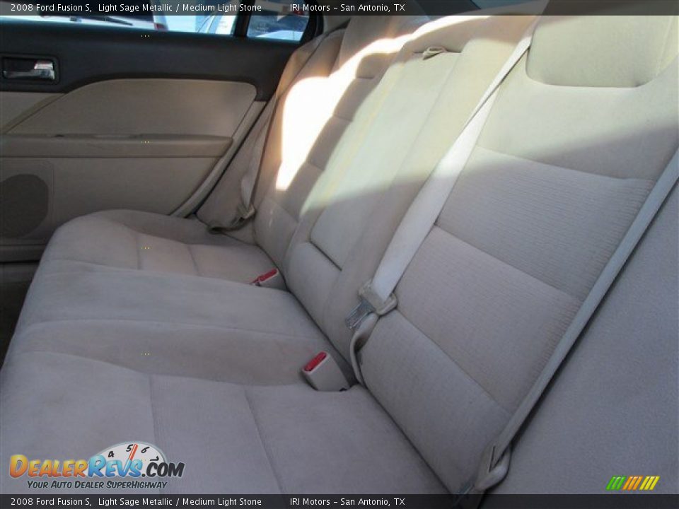 2008 Ford Fusion S Light Sage Metallic / Medium Light Stone Photo #8