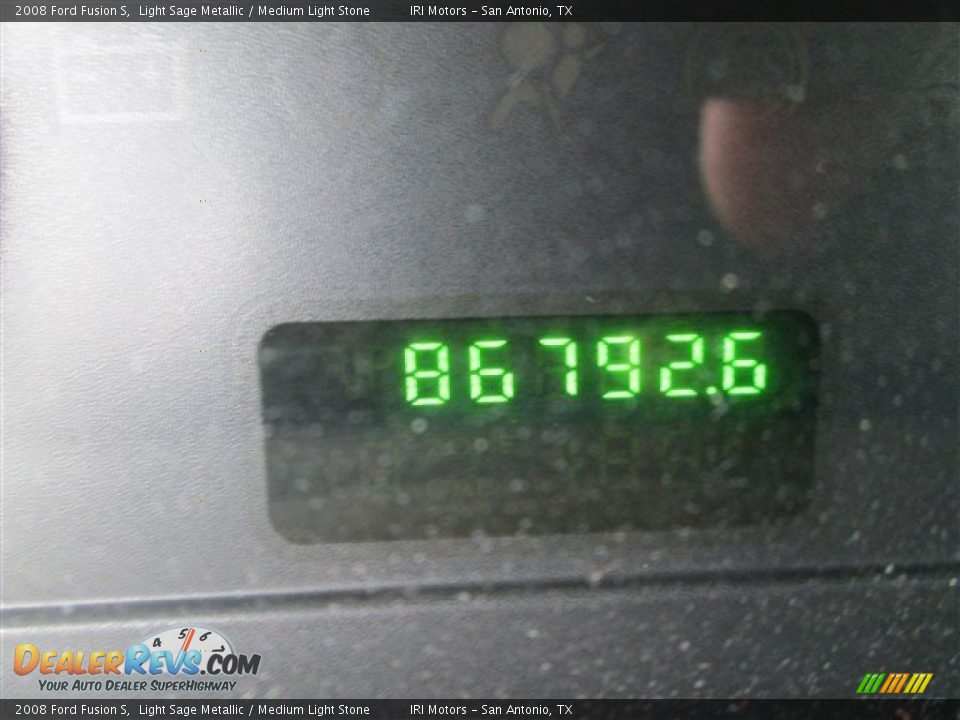 2008 Ford Fusion S Light Sage Metallic / Medium Light Stone Photo #15