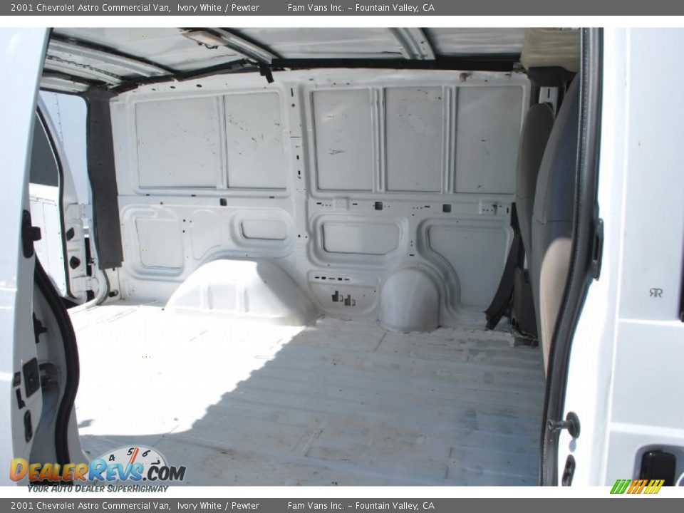 2001 Chevrolet Astro Commercial Van Ivory White / Pewter Photo #11