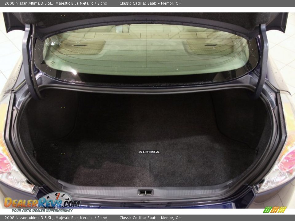2008 Nissan Altima 3.5 SL Majestic Blue Metallic / Blond Photo #20