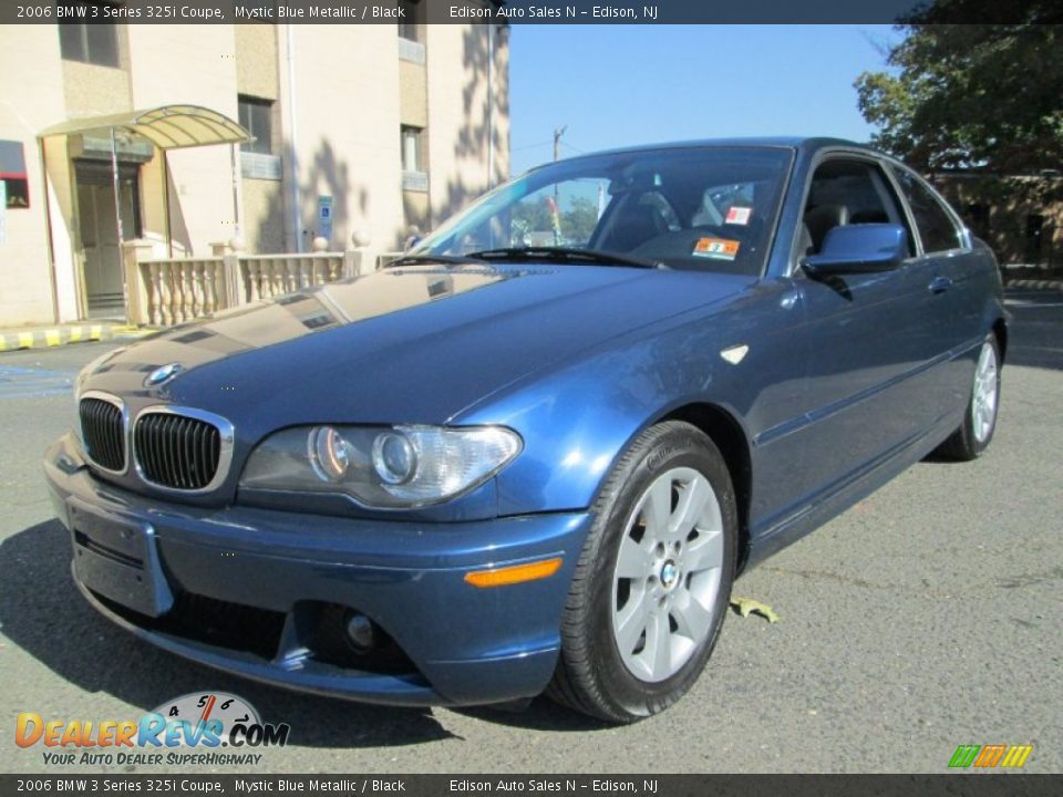2006 BMW 3 Series 325i Coupe Mystic Blue Metallic / Black Photo #2
