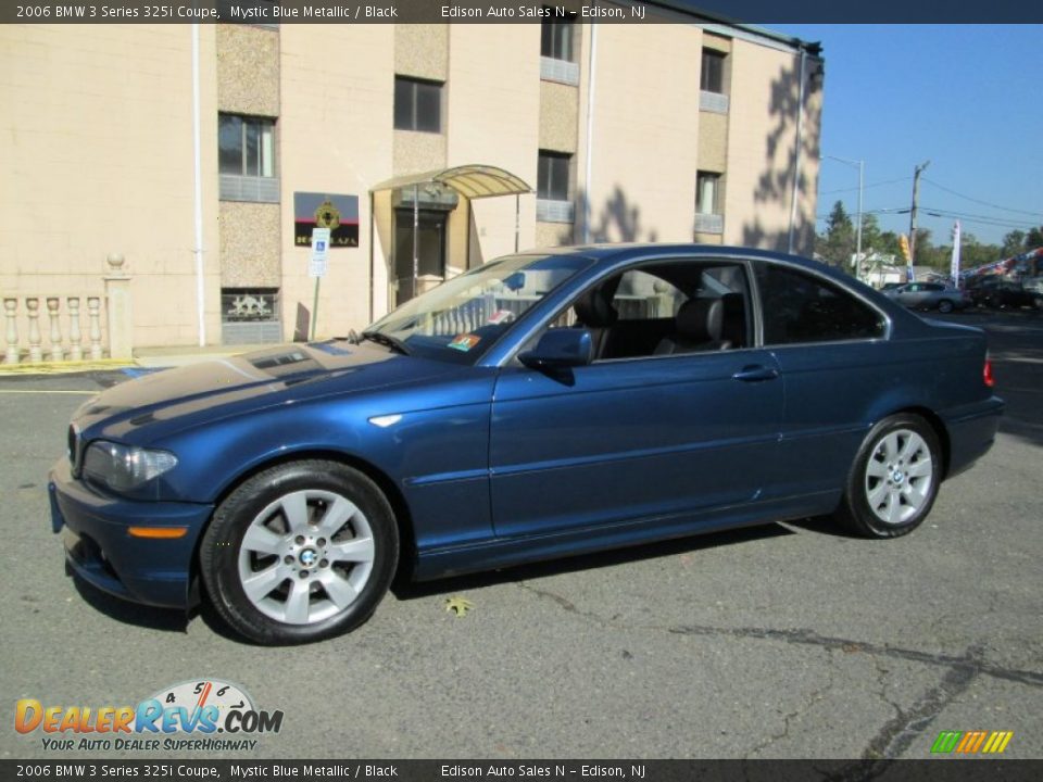 2006 BMW 3 Series 325i Coupe Mystic Blue Metallic / Black Photo #3