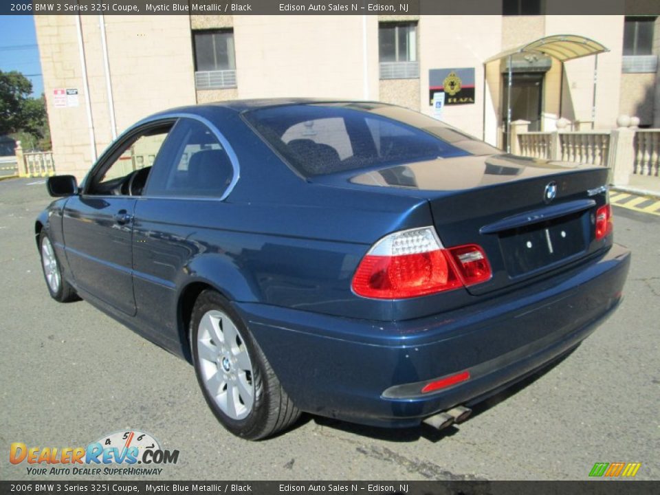 2006 BMW 3 Series 325i Coupe Mystic Blue Metallic / Black Photo #5