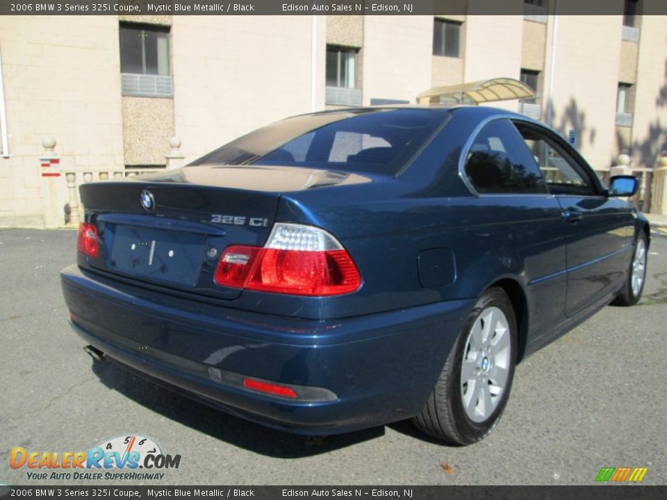2006 BMW 3 Series 325i Coupe Mystic Blue Metallic / Black Photo #7