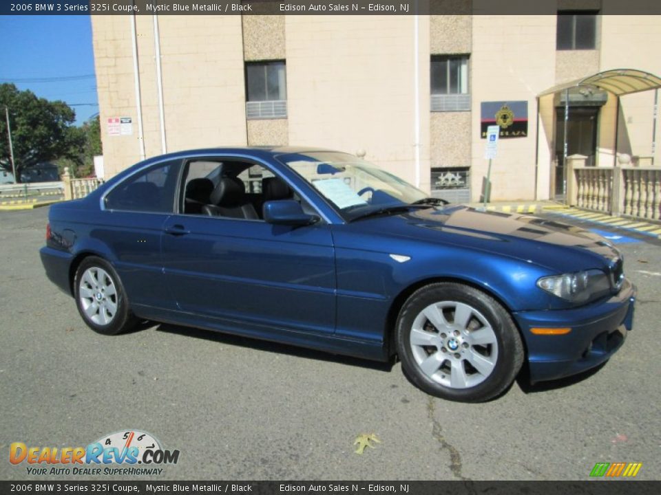 2006 BMW 3 Series 325i Coupe Mystic Blue Metallic / Black Photo #9