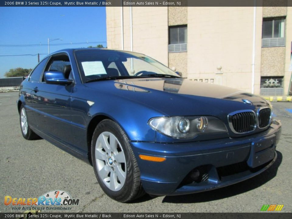2006 BMW 3 Series 325i Coupe Mystic Blue Metallic / Black Photo #10