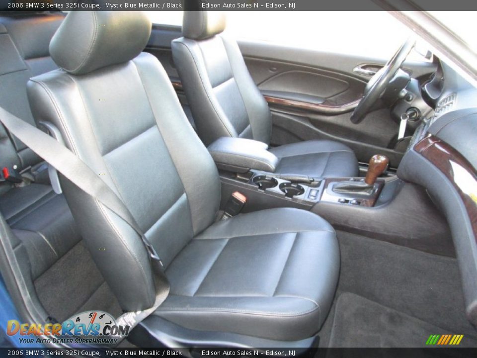 2006 BMW 3 Series 325i Coupe Mystic Blue Metallic / Black Photo #13