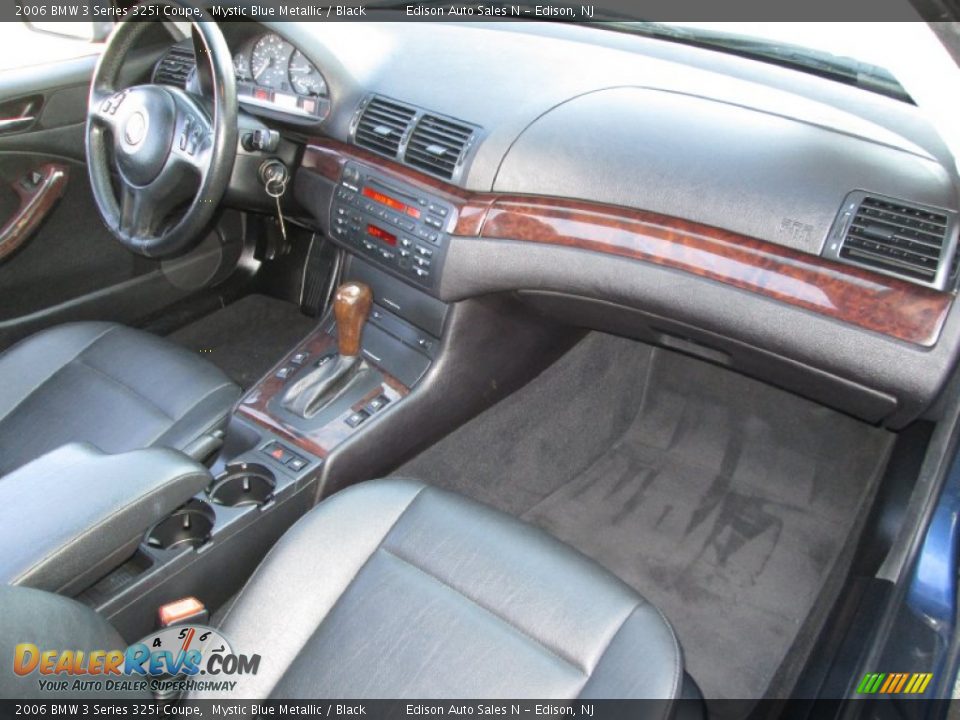 2006 BMW 3 Series 325i Coupe Mystic Blue Metallic / Black Photo #15