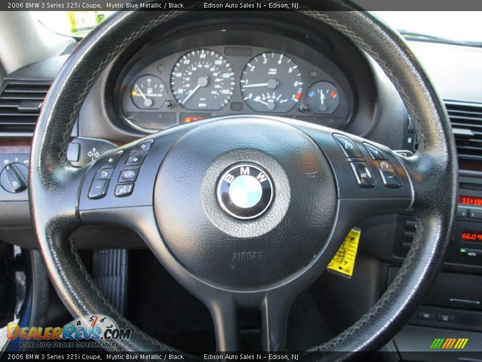 2006 BMW 3 Series 325i Coupe Mystic Blue Metallic / Black Photo #21