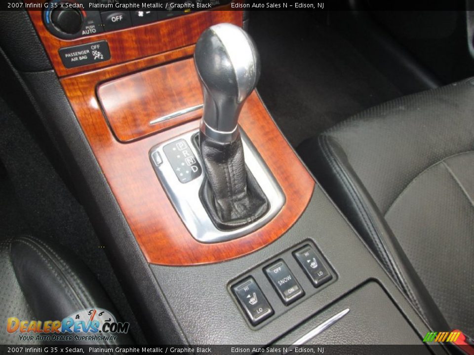 2007 Infiniti G 35 x Sedan Platinum Graphite Metallic / Graphite Black Photo #22