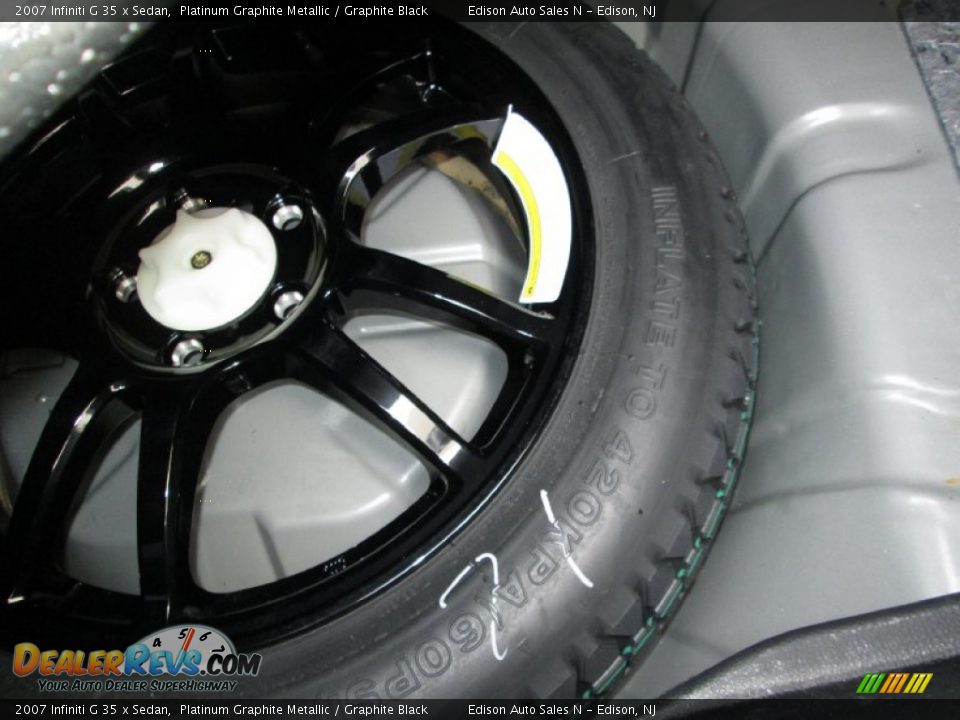 2007 Infiniti G 35 x Sedan Platinum Graphite Metallic / Graphite Black Photo #28