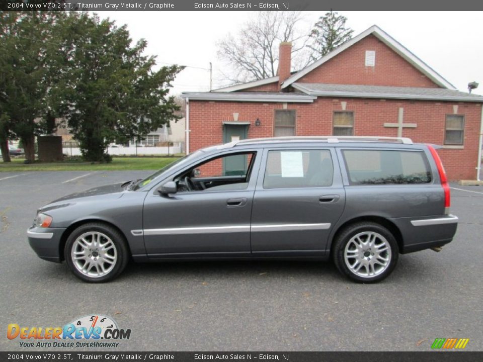 2004 Volvo V70 2.5T Titanium Gray Metallic / Graphite Photo #1