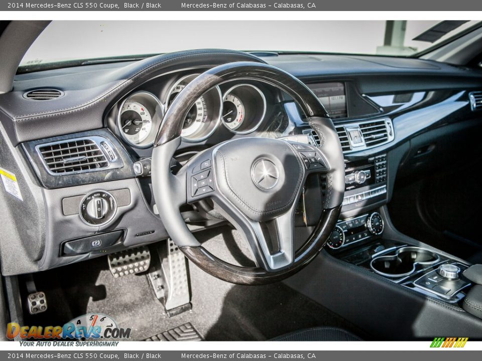 2014 Mercedes-Benz CLS 550 Coupe Black / Black Photo #5