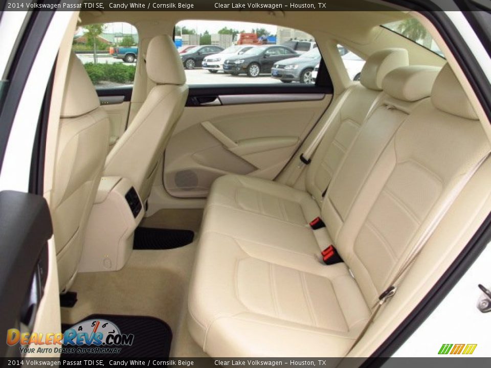 2014 Volkswagen Passat TDI SE Candy White / Cornsilk Beige Photo #13