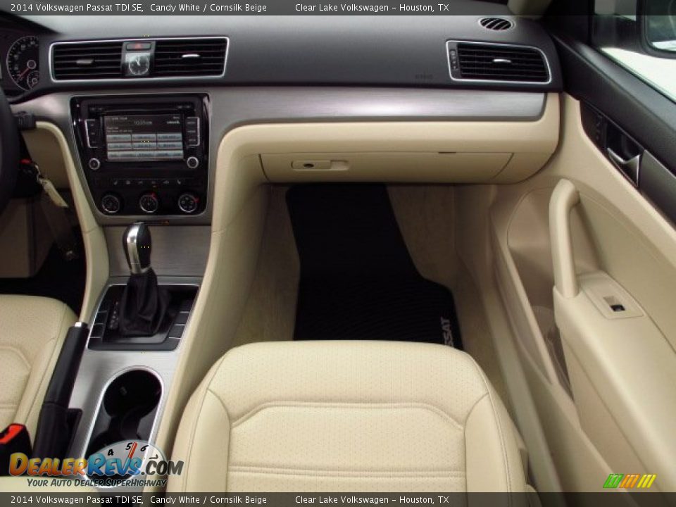 2014 Volkswagen Passat TDI SE Candy White / Cornsilk Beige Photo #15