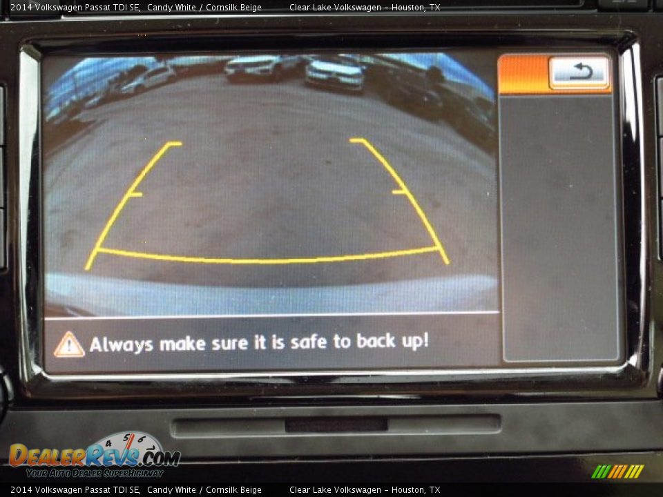 2014 Volkswagen Passat TDI SE Candy White / Cornsilk Beige Photo #21